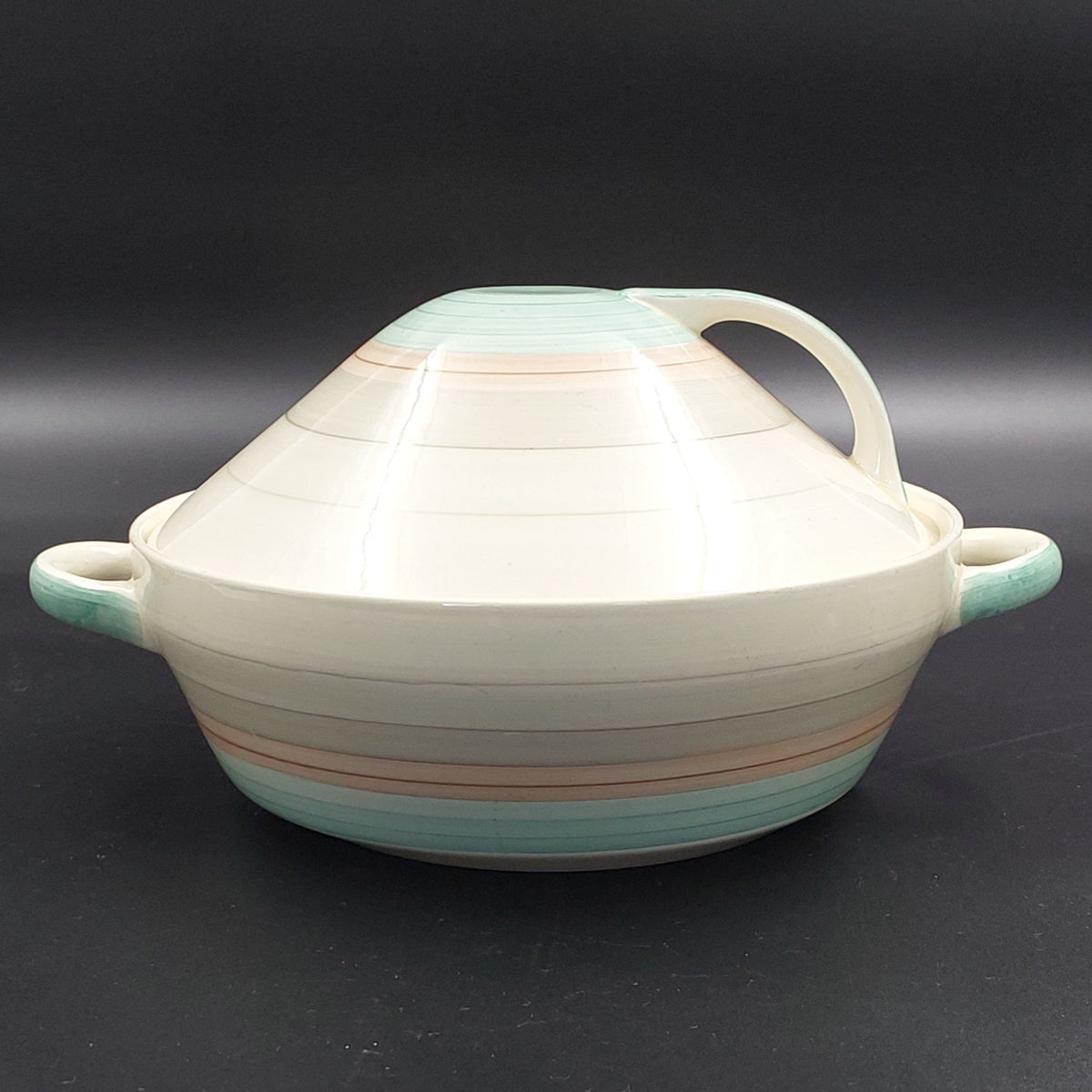 Susie Cooper - Banding, Blue 698 - Lidded Serving Dish – My
