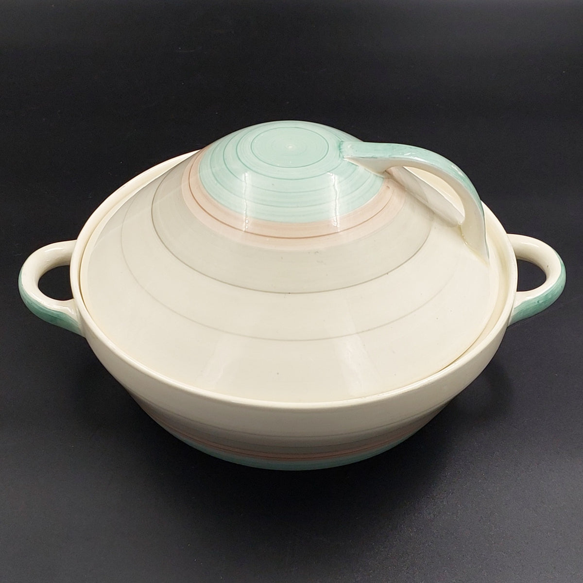 Susie Cooper - Banding, Blue 698 - Lidded Serving Dish – My