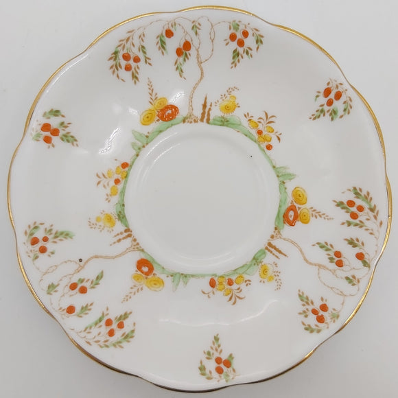 Bell China - Hand-painted Scenery - Saucer