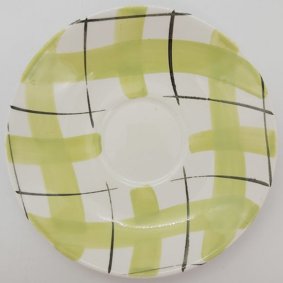 Unknown - Green and Black Lines - Saucer