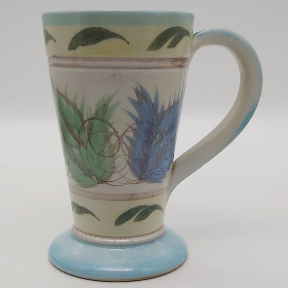 Denby - Hand-painted Leaves, signed Glyn Colledge - Oversized Mug