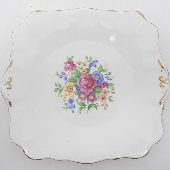 Bell China - Floral Sprays - Cake Plate