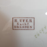 R Ufer Nachf - Hand-painted Flowers - Side Plate