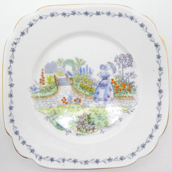 Bell China - Lady in Garden - Side Plate