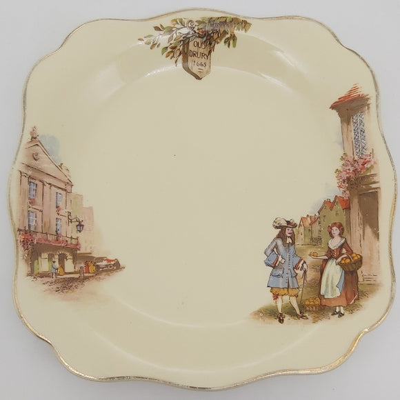 J & G Meakin - Sweet Nell - Salad Plate, Square