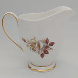 Queen Anne - White Rose with Brown Leaves - 21-piece Tea Set