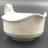 Susie Cooper - 1135 Turquoise Lines and Spots - Gravy Boat