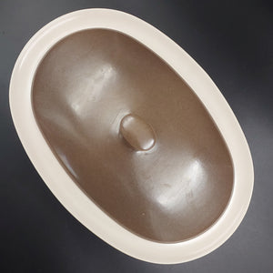 Branksome - Pixie Brown and Sahara - Lidded Serving Dish, Oval