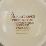 Susie Cooper - Wedding Ring, Red - Sugar Bowl, Large