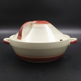 Susie Cooper - Wedding Ring, Red - Lidded Serving Dish