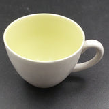 Poole - C103 Lime Yellow and Seagull - Demitasse Cup