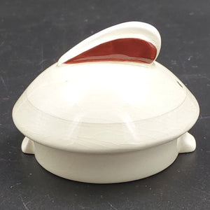 Susie Cooper - Banding, Red 479 - Lid, Large