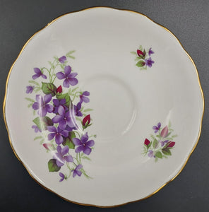 Colclough - Violets, 7876 - Saucer