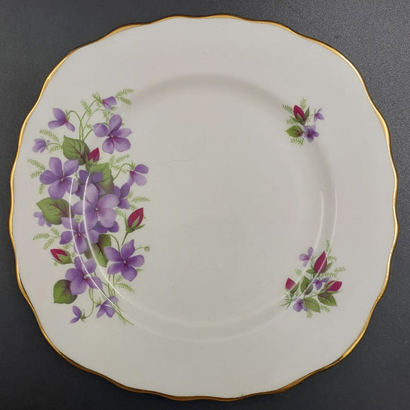 Colclough - Violets, 7876 - Side Plate