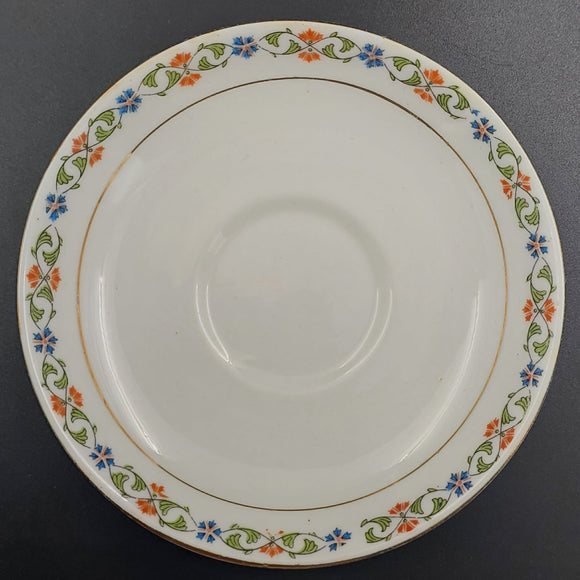 Tuscan - Small Floral Border - Saucer
