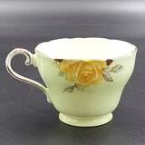 Aynsley - Yellow Roses on Green, B5636 - Trio