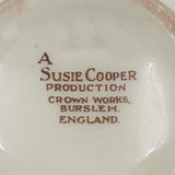 Susie Cooper - Wedding Ring, Red - Sugar Bowl, Medium