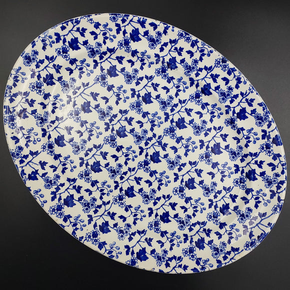 Dunn Bennett & Co - Blue and White Chintz Pattern 1 - Platter