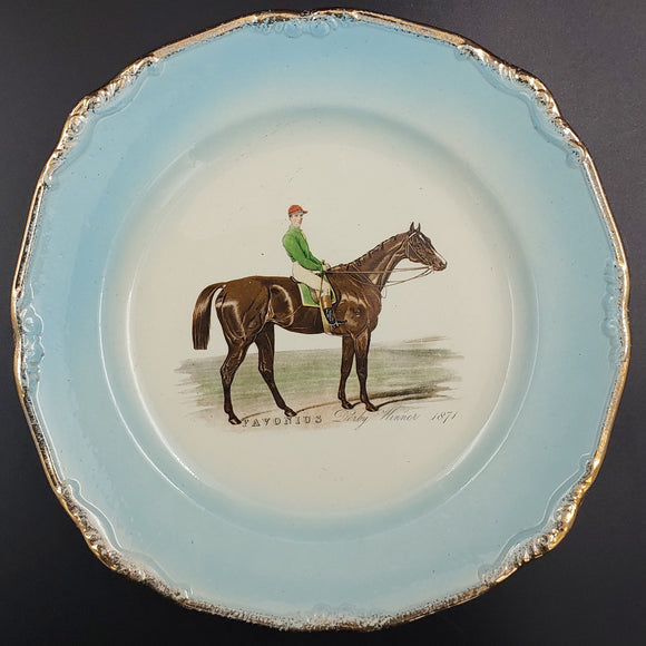 Crown Lynn - Favonius Derby Winner 1871 - Display Plate