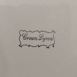 Crown Lynn - Fragonard Courting Couple - Display Plate with Green Rim