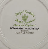 Royal Cauldon - Redwinged Blackbird - Display Plate