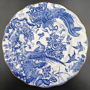 Royal Crown Derby - Aves, Blue - Dinner Plate