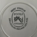 Poole - Grey Pebble - 4-setting Dinner Set