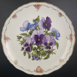 Royal Albert - Queen Mother's Favourite Flowers: Pansies - Display Plate