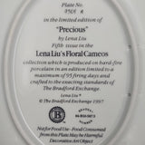 Lena Liu's Floral Cameos: Precious - Oval Display Plate