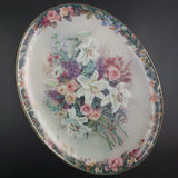 Lena Liu's Floral Cameos: Everlasting - Oval Display Plate