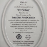 Lena Liu's Floral Cameos: Everlasting - Oval Display Plate