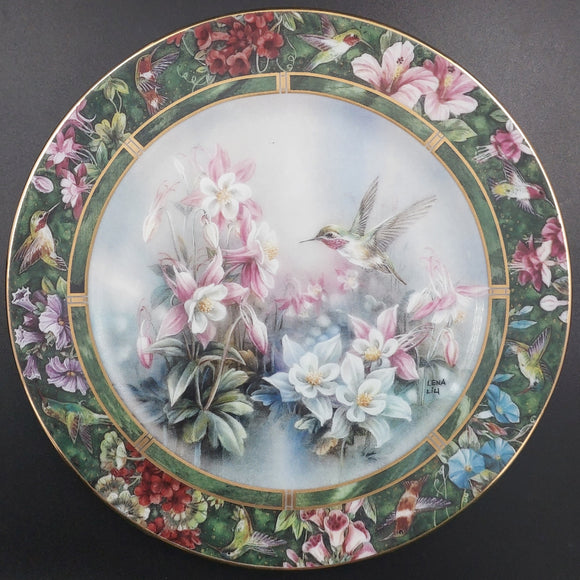 Lena Liu's Hummingbird Treasury: The Calliope Hummingbird - Display Plate