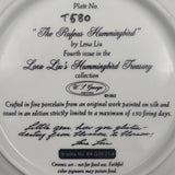 Lena Liu's Hummingbird Treasury: The Rufous Hummingbird - Display Plate