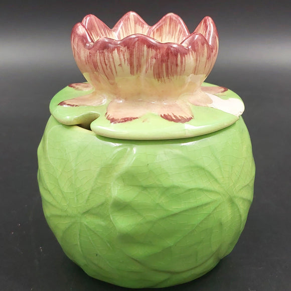 Shorter & Son - Water Lily - Lidded Preserve Pot