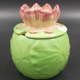 Shorter & Son - Water Lily - Lidded Preserve Pot