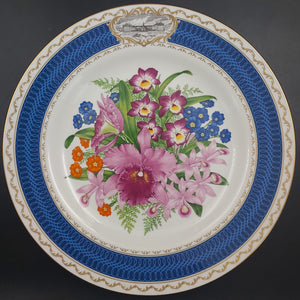 Spode - Royal Horticultural Show: 1985 "Chelsea Splendour" - Display Plate