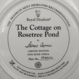 Royal Doulton - The Cottage on Rosetree Pond - Display Plate
