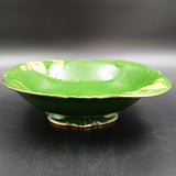 Royal Winton - Buttercups on Dark Green - Footed Serving Bowl