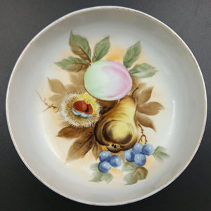Gold China - Hand-painted Fruit and Nuts - Bowl