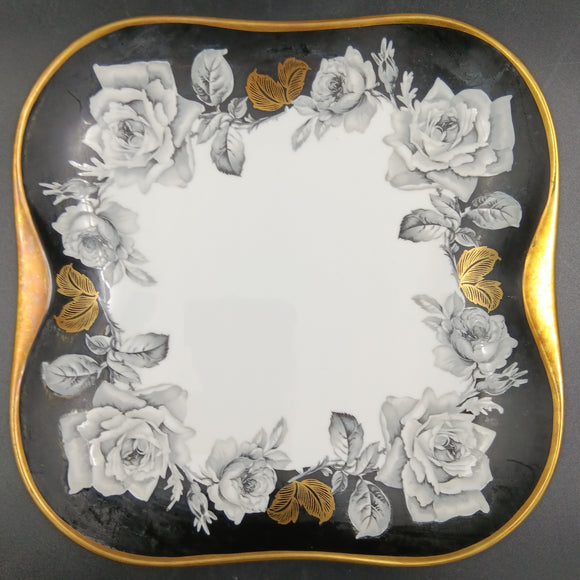 Rudolf Wachter - White Roses - Square Dish