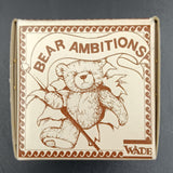 Wade Whimsies - Bear Ambitions - Admiral Sam, Boxed