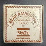 Wade Whimsies - Bear Ambitions - Alex the Aviator, Boxed