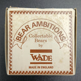 Wade Whimsies - Bear Ambitions - Locomotive Joe, Boxed