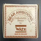 Wade Whimsies - Bear Ambitions - Admiral Sam, Boxed
