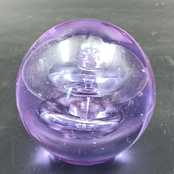 Purple Bubbles - Glass Paperweight