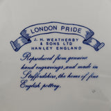 Weatherby & Sons, J H - London Pride - Display Plate