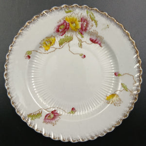 Royal Albert - Hand-painted Pink and Yellow Flowers - Side Plate