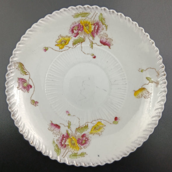 Royal Albert - Hand-painted Pink Flowers - Cake Plate