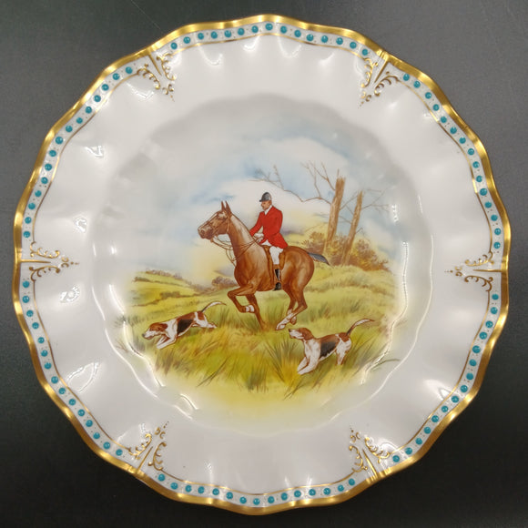 Royal Crown Derby - Hunting Scene - Display Plate