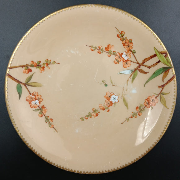 Royal Worcester - Hand-painted Orange Blossom - Plate - ANTIQUE